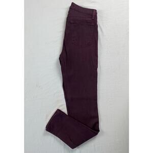 J Brand 'Super Skinny' Lightweight Jean Leggings in Dark Plumb. Women's 28, GUC!